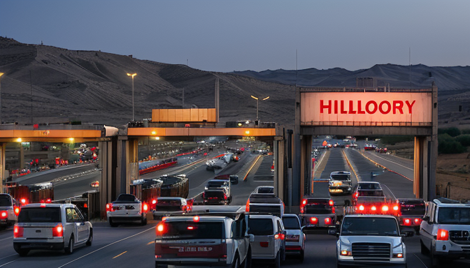 Partial Transportation between Iraq and Turkey